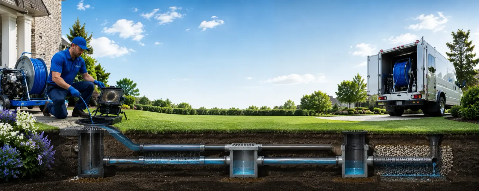Outdoor drain cleaning information for Galena, OH